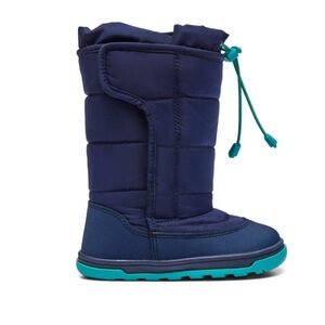 Ten Little Navy/teal snow boots size 6